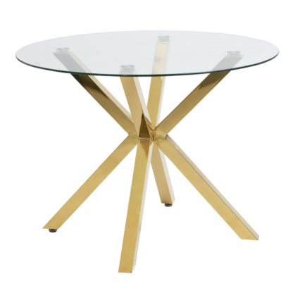 An Image of Argos Home Alice Dining Table - Chrome
