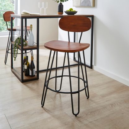 An Image of Torino Bar Stool Brown