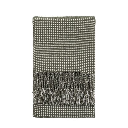 An Image of Larbet Grey Throw Grey