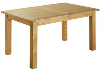 An Image of Argos Home Ashwell Extending 6 Seater Dining Table - Oak