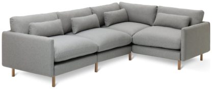 6445f23f50aa1d7674d893f3d4cce82caede05d718627254d4c3c30e6829da5a.jpg An Image of Habitat Paola Modular Left Hand Corner Chaise Sofa Set-Grey