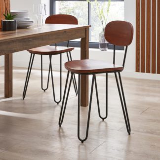 An Image of Torino Dining Chair Brown