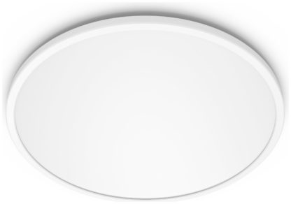 An Image of Philips Superslim Indoor Luminaire Flush Ceiling Light-White