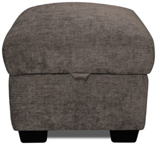 An Image of Argos Home Taylor Fabric Footstool - Mink