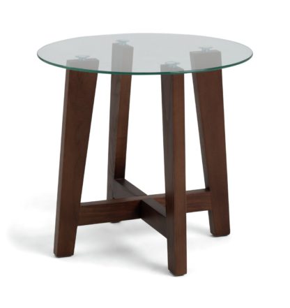 An Image of Habitat Zela Side Table - Walnut