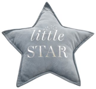 An Image of Bambino Little Star Cushion - Blue - 30x30cm