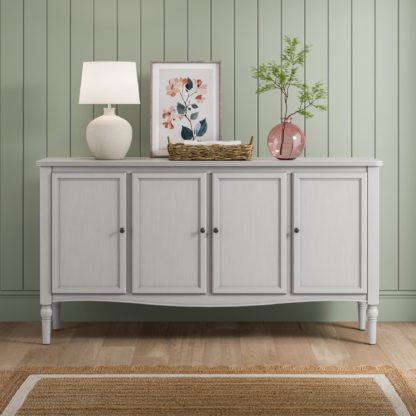 An Image of Ariella Large Sideboard, Stone Stone