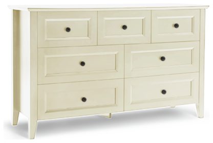 a4e02bab6ae1524d7ed1b9613fdbc2b84791e94c60b41cee1212731443f8f1ca.jpg An Image of Habitat Kingham 4+3 Drawer Chest - Ivory