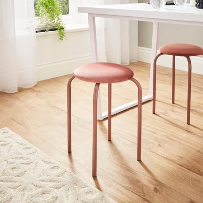 ae008333ab3e15f6e6e1288068dd936b783690919d682866553974c6ab97b511.jpg An Image of Verity Stacking Stool, Steel Black