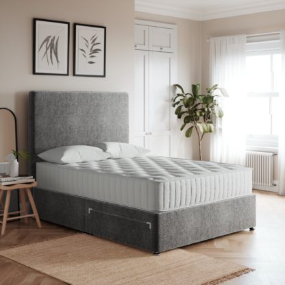 An Image of Luxury Teddy Divan Base Teddy Grey