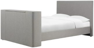 An Image of Birlea Plaza Kingsize TV Bed Frame - Grey