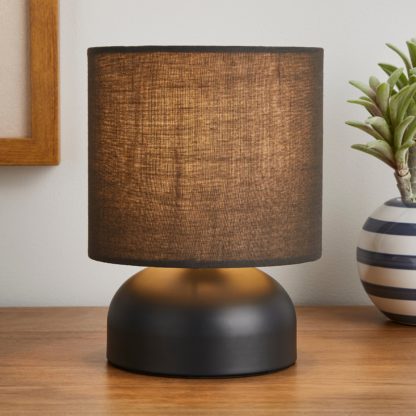 An Image of Sicily Touch Table Lamp Graphite (Grey)