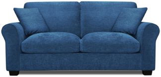An Image of Argos Home Taylor Fabric Sofa Bed - Navy