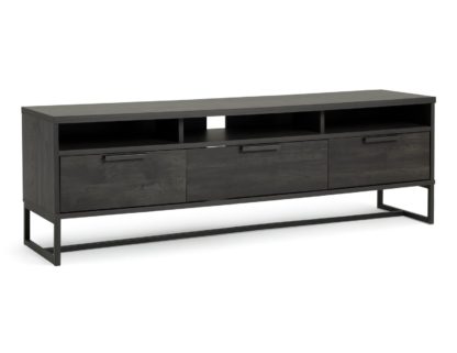 An Image of Habitat Nomad 3 Drawer TV Unit - Anthracite