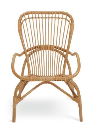 An Image of Habitat Wyatt Rattan Chair - Natural