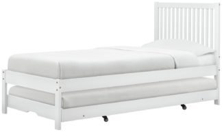 An Image of Birlea Buxton Single Bed Frame - White
