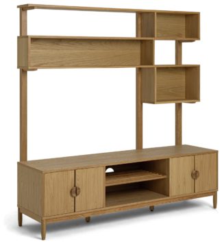 An Image of Habitat Cornelia TV Unit - Oak