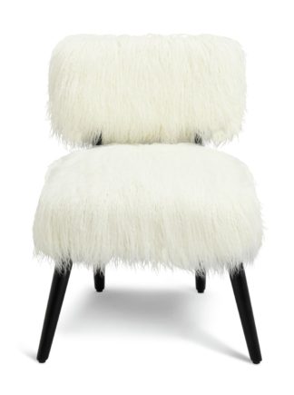 An Image of Habitat Rizo Faux Leather Armchair - Cream