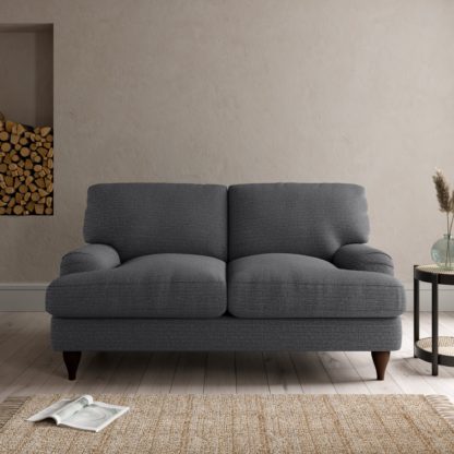 An Image of Darwin Small 2 Seater Sofa Luxury Velvet Natural