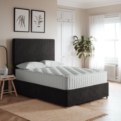 An Image of Luxury Teddy Divan Base Teddy Grey