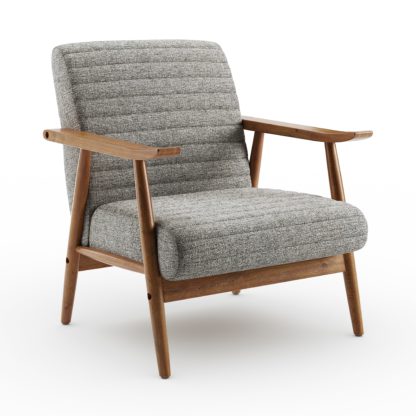dbe0a51b0a87fc3a2be02912ceb4e4fdc2c61b75f7d5d3b128b2b5dfe79527d1.jpg An Image of Quinn Textured Weave Chair Grey Grey
