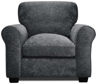 An Image of Argos Home Taylor Fabric Armchair - Charcoal