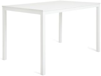 An Image of Habitat Toby Wood 4 Seater Dining Table - White