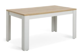 An Image of Argos Home Preston Dining Table - Grey