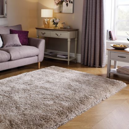 ff0e6b6b761ea43a6f7d48a1d11cdeb5f082e9e99ae3ecac2cbc206ca11981e7.jpg An Image of Jewel Shaggy Rug Brown