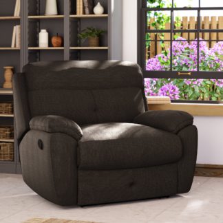 An Image of Abbotsbury Manual Recliner Snuggle Sofa Honeycomb Chenille Coco