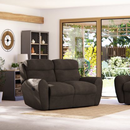 22f2ea5c61d16070258b1f0cc7c2f5b7adca30d17eda09dd6e8814b3eb2bcdf7.jpg An Image of Wareham 2 Seater Manual Recliner Sofa Honeycomb Chenille Latte
