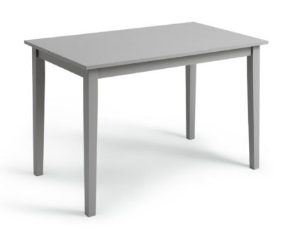An Image of Stkinbal Chicago Solid Wood 4 Seater Dining Table - Grey