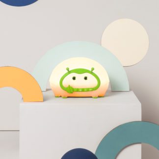 An Image of Lumie Bedbug Children's Nightlight White