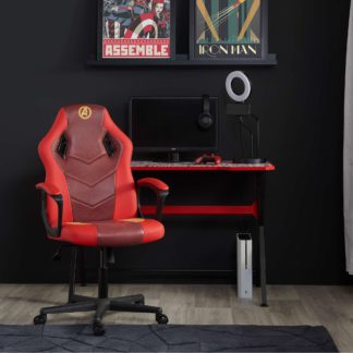 An Image of Marvel Avengers Gaming Chair Red