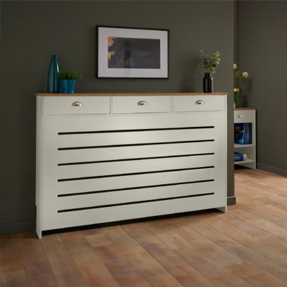 An Image of Diego Large Radiator Cover Grey