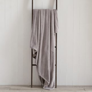 An Image of Seriously Soft 180cm x 230cm Throw Seriously Soft Grey