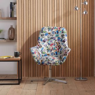 An Image of 100 Years of Disney Egg Swivel Chair MultiColoured