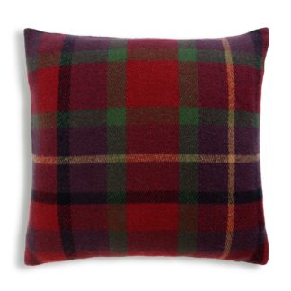 An Image of Habitat Sherpa Check Cushion - Multicoloured - 43x43cm