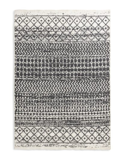 a7873ab5d7ed8799a31e2738c384be70d0392cf2c1b6073abf231173daa8eaa4.jpg An Image of Habitat Moroccan Design Reversible Rug - 80x150cm - Grey