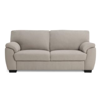 An Image of Argos Home Milano Fabric 3 Seater Sofa - Natural