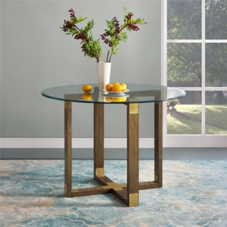 An Image of Queer Eye Bronx Dining Table Oak (Brown)