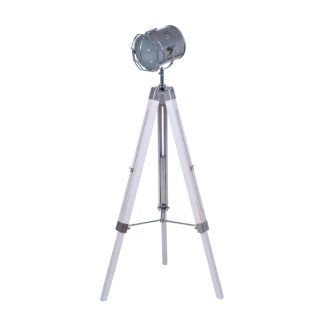 An Image of Capstan White Tripod Floor Lamp White