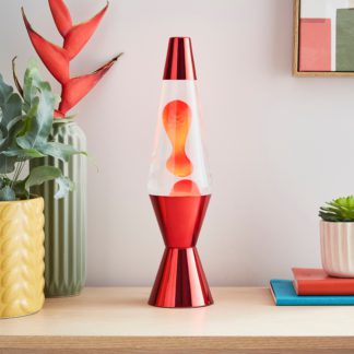 An Image of Red Lava Lamp Red