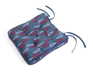 An Image of Habitat Tree Seat Pack of 2 Seat Cushion - Multicoloured