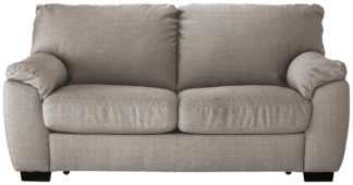 An Image of Argos Home Milano Fabric Sofa Bed - Natural