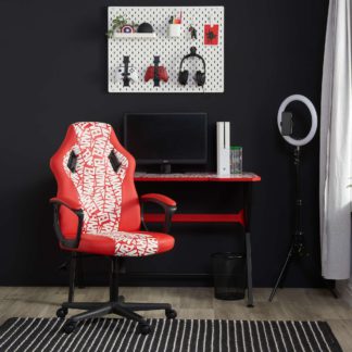 An Image of Marvel Gaming Chair Red