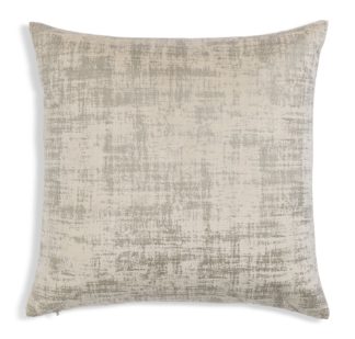 An Image of Habitat Textured Velvet Cushion Cover - Silver - 43X43cm