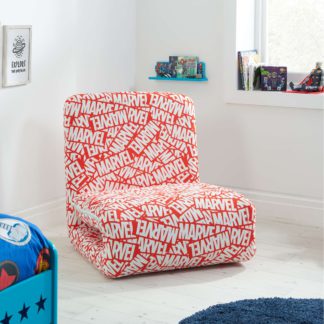 An Image of Marvel Fold Out Bed Chair Red