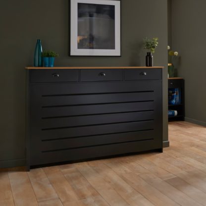 An Image of Diego Large Radiator Cover Grey