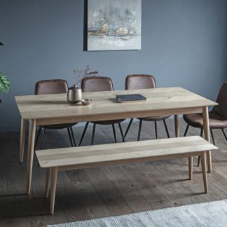 An Image of Manila 8 Seater Extending Dining Table Oak (Brown)